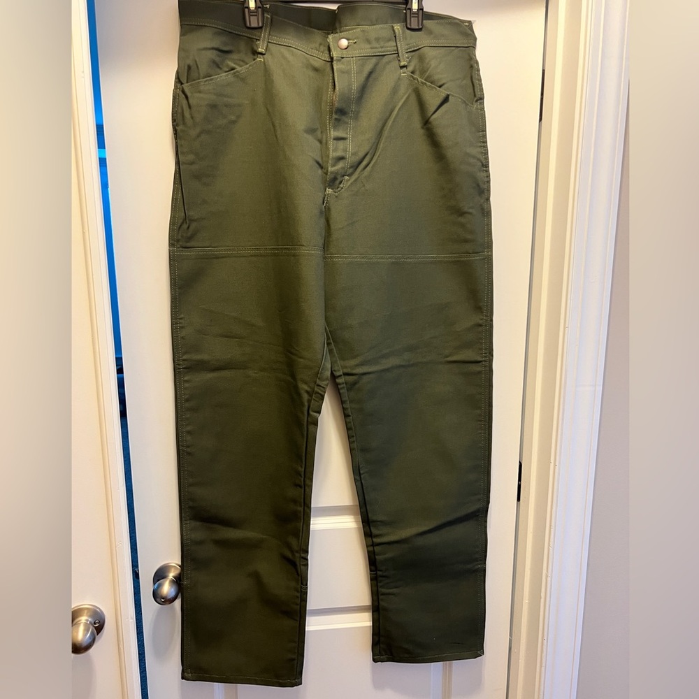 Dark Green Heavy Work Pants Men’s 40R